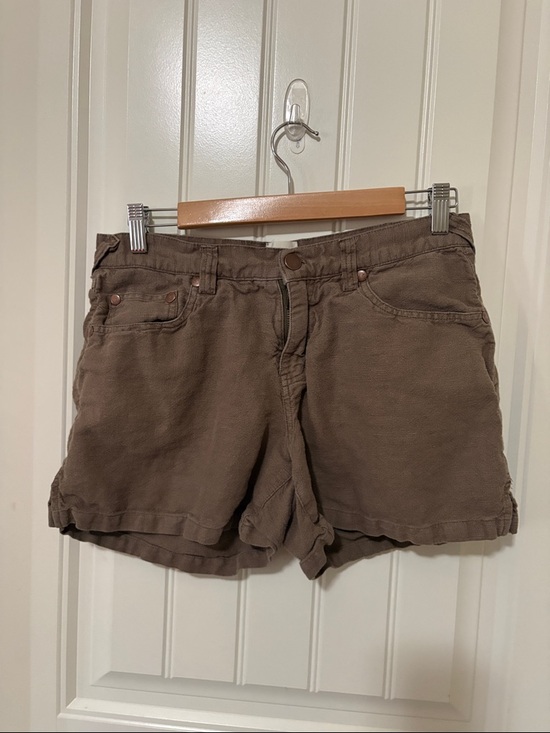 dylan Pants - Dylan Women’s Casual‎ green/Brown linen blend Shorts